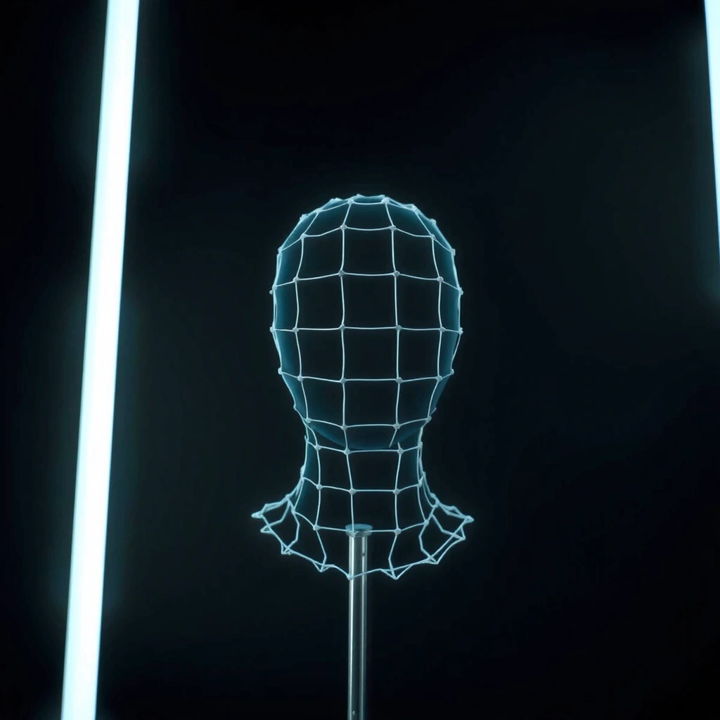 Character wireframe mesh