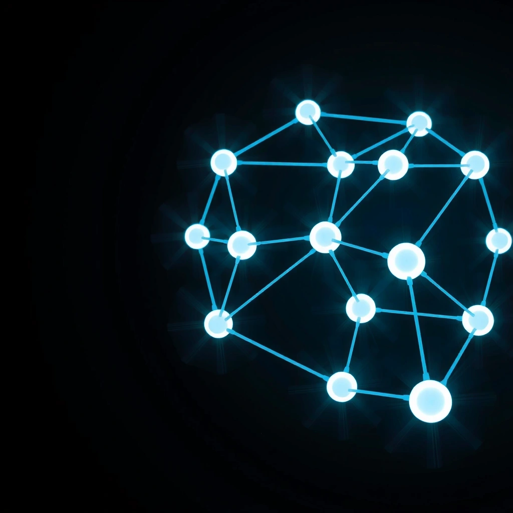 Digital wireframe network visualization